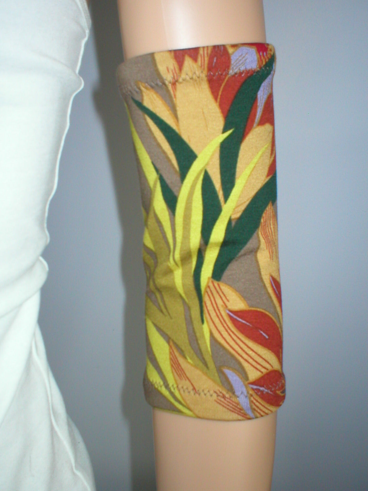 Premium soft picc covers - Small - Mocha sunflowers