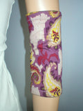 Premium soft picc line covers - Medium - Pink plum paisley