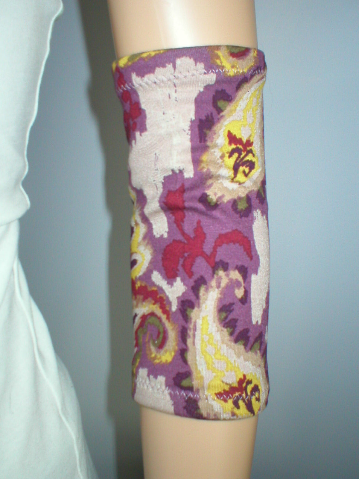 Premium soft picc covers - Small - Plum pink paisley